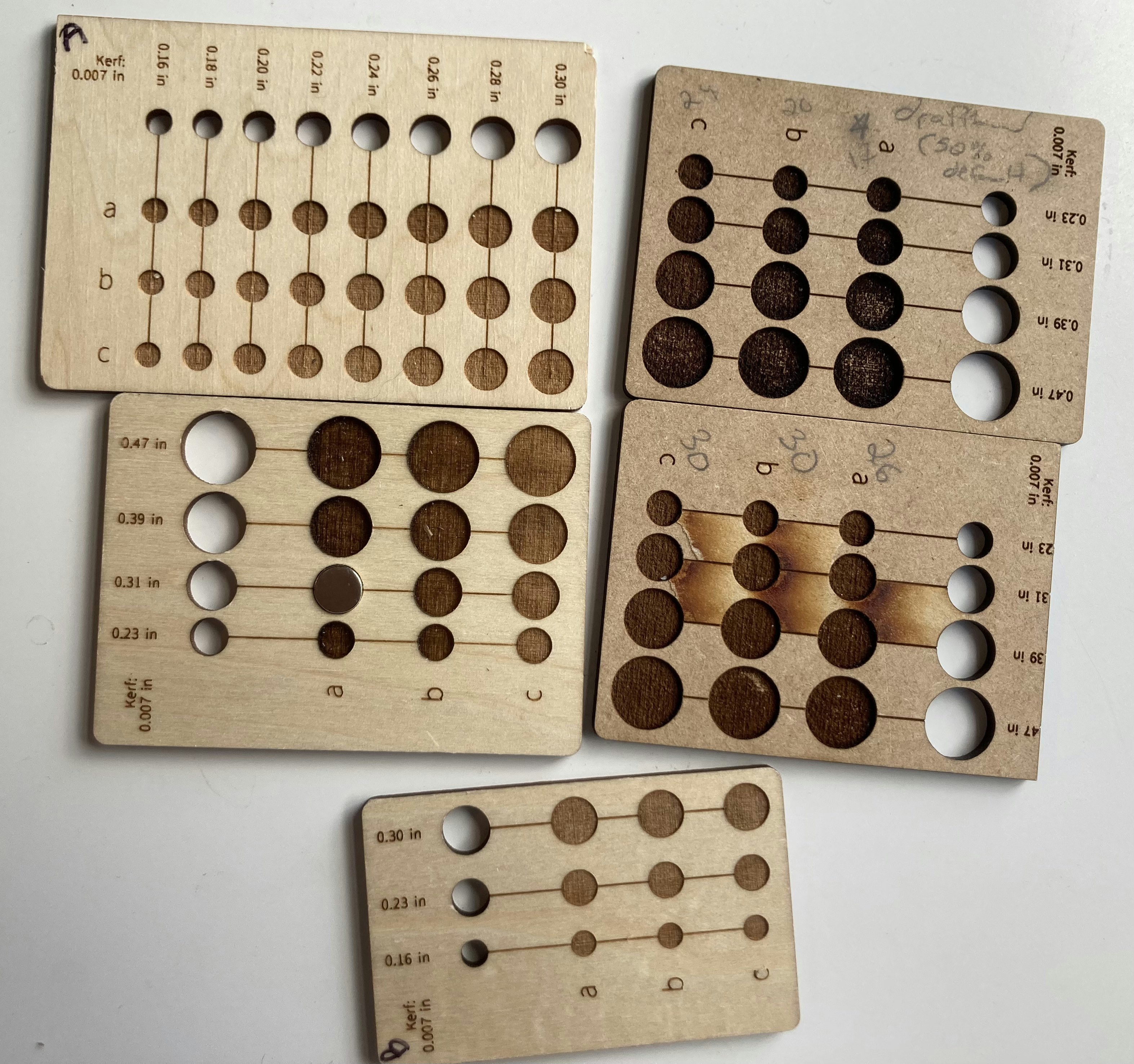 Calibrator: Round magnets