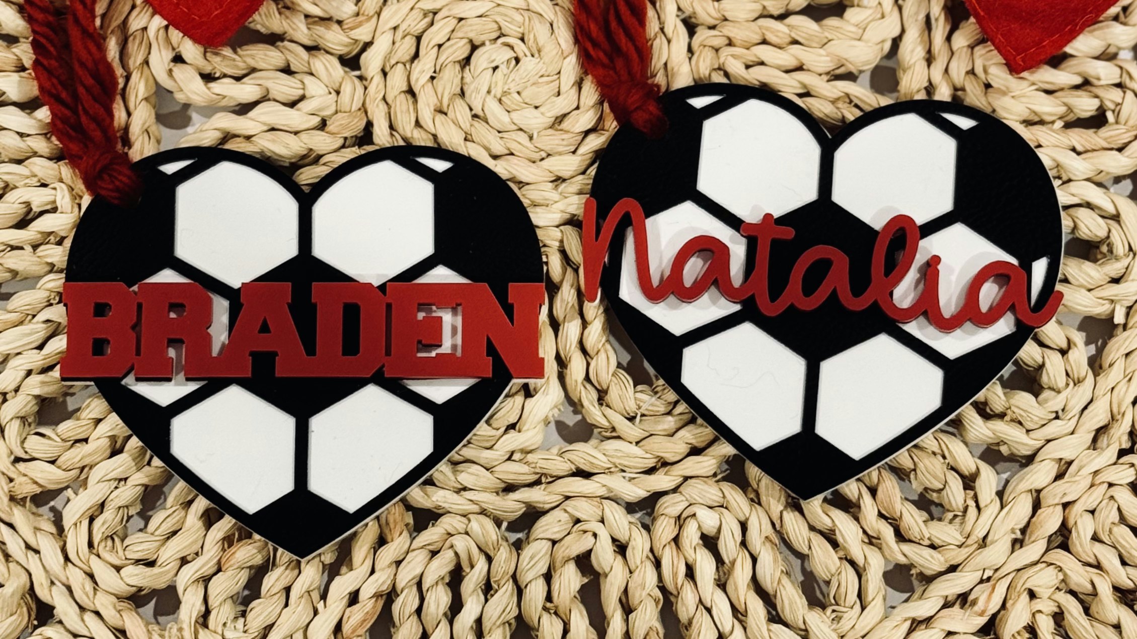Soccer Heart Gift Tag