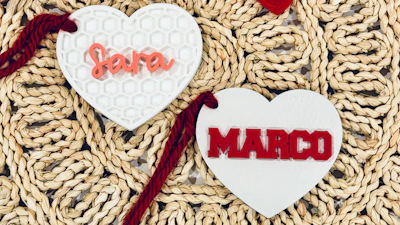 Golf Heart Gift Tag