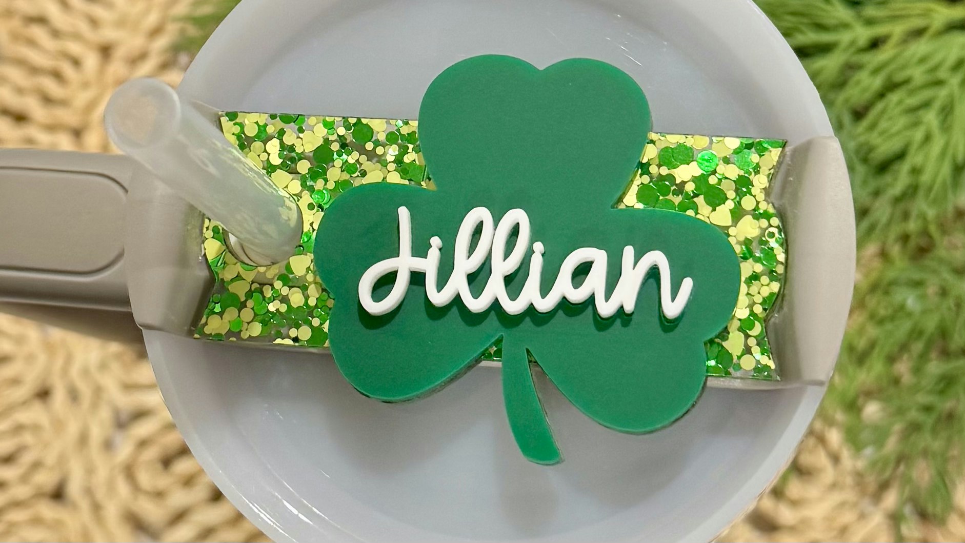 3-Layer Shamrock Tumbler Topper&nbsp;