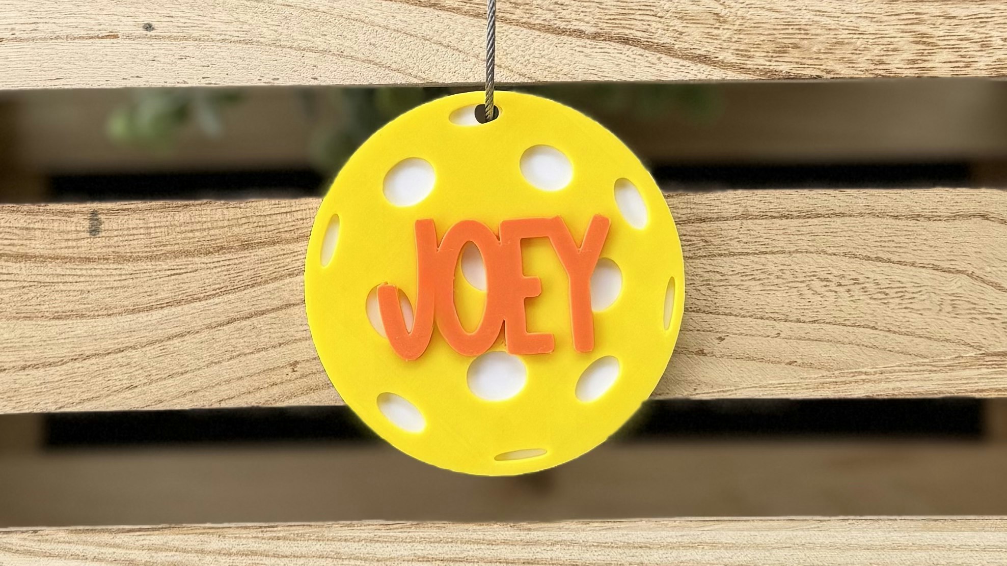 Pickleball Bag Tag (3D Print)