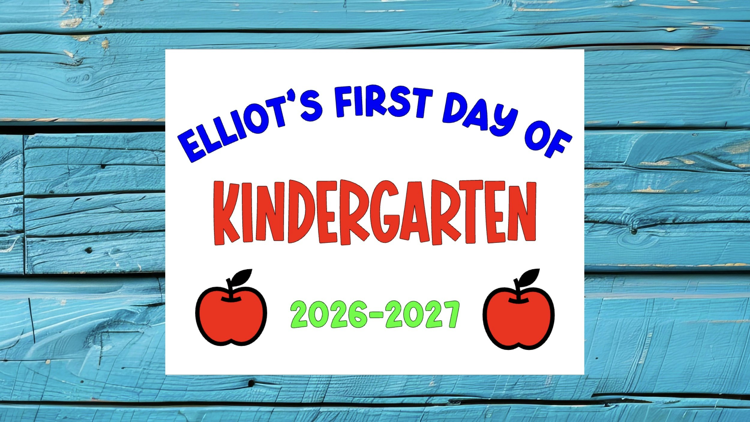 First / Last Day of School Emoji Photo Sign