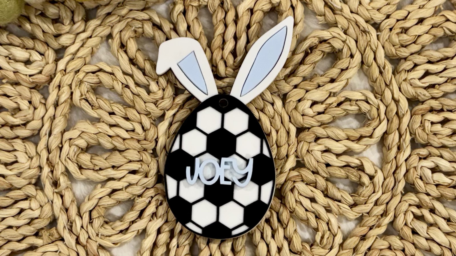 Soccer Bunny Gift Tag