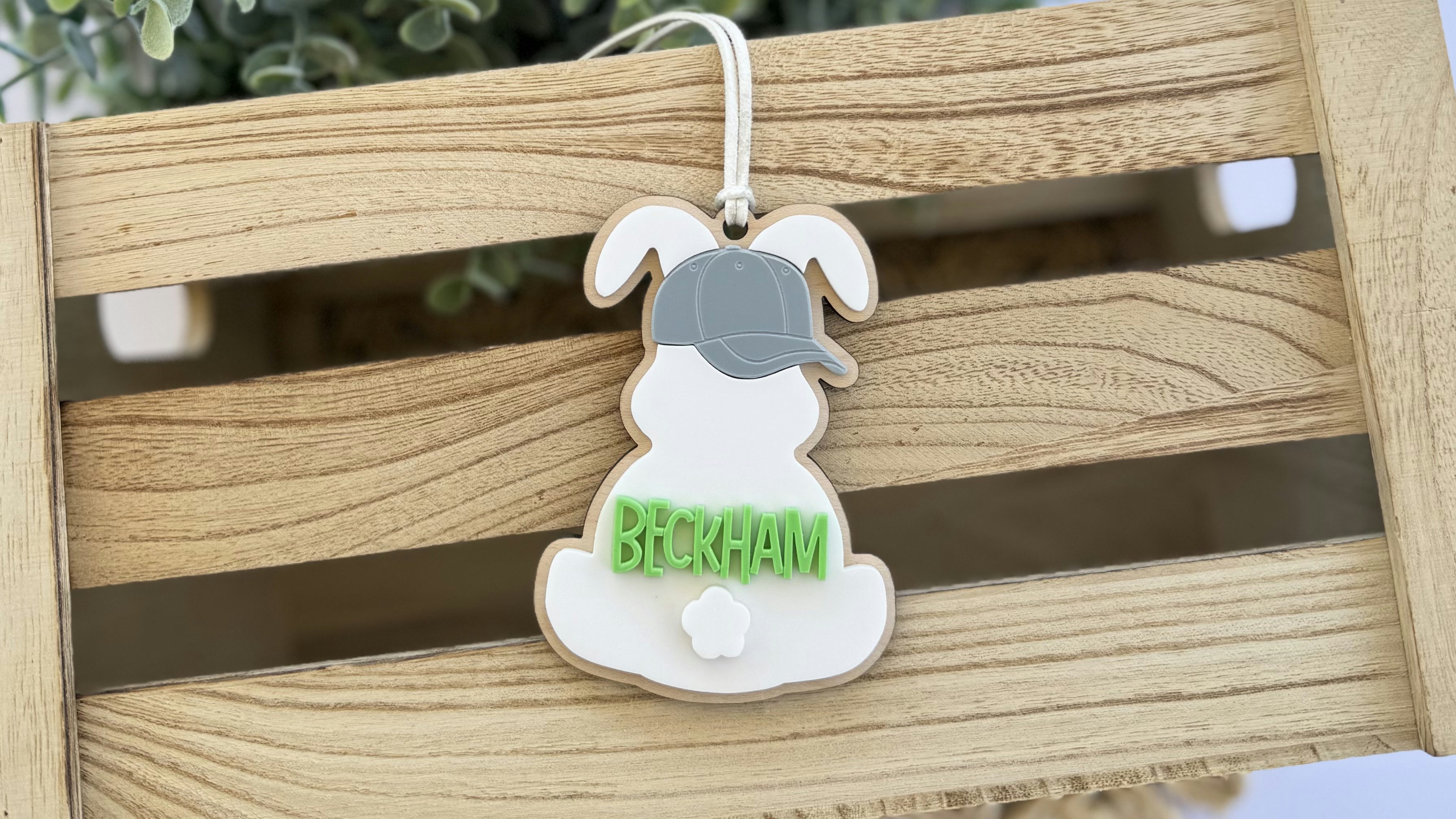 Bunny Hat Gift Tag