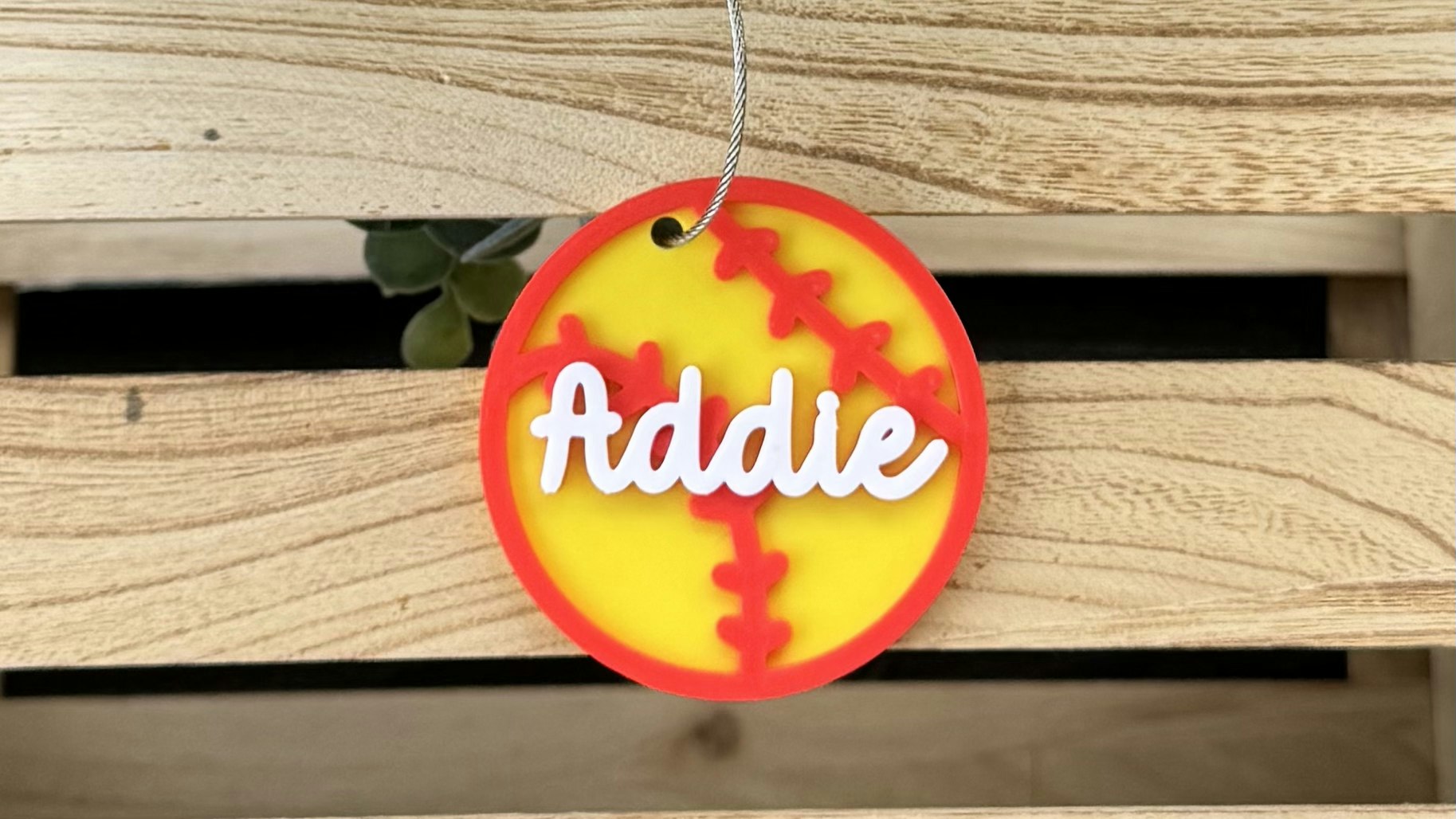 Baseball/Softball Bag Tag (3D Print)