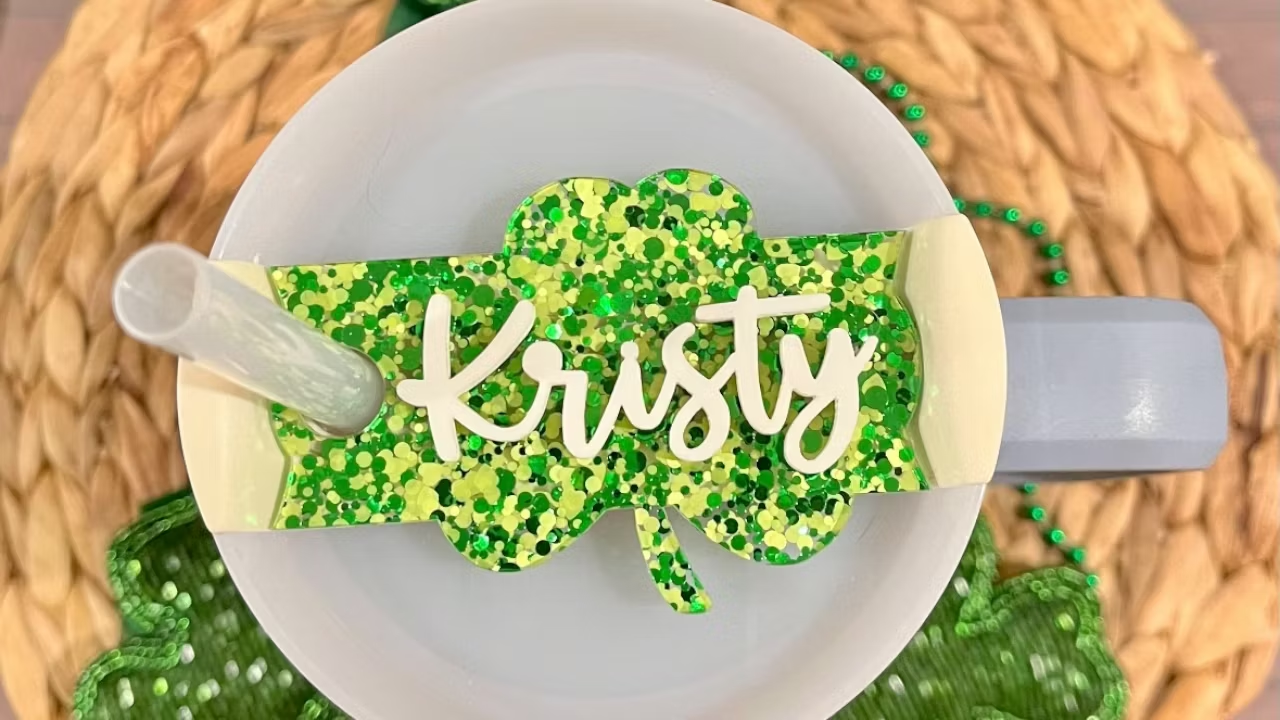 Shamrock Tumbler Topper