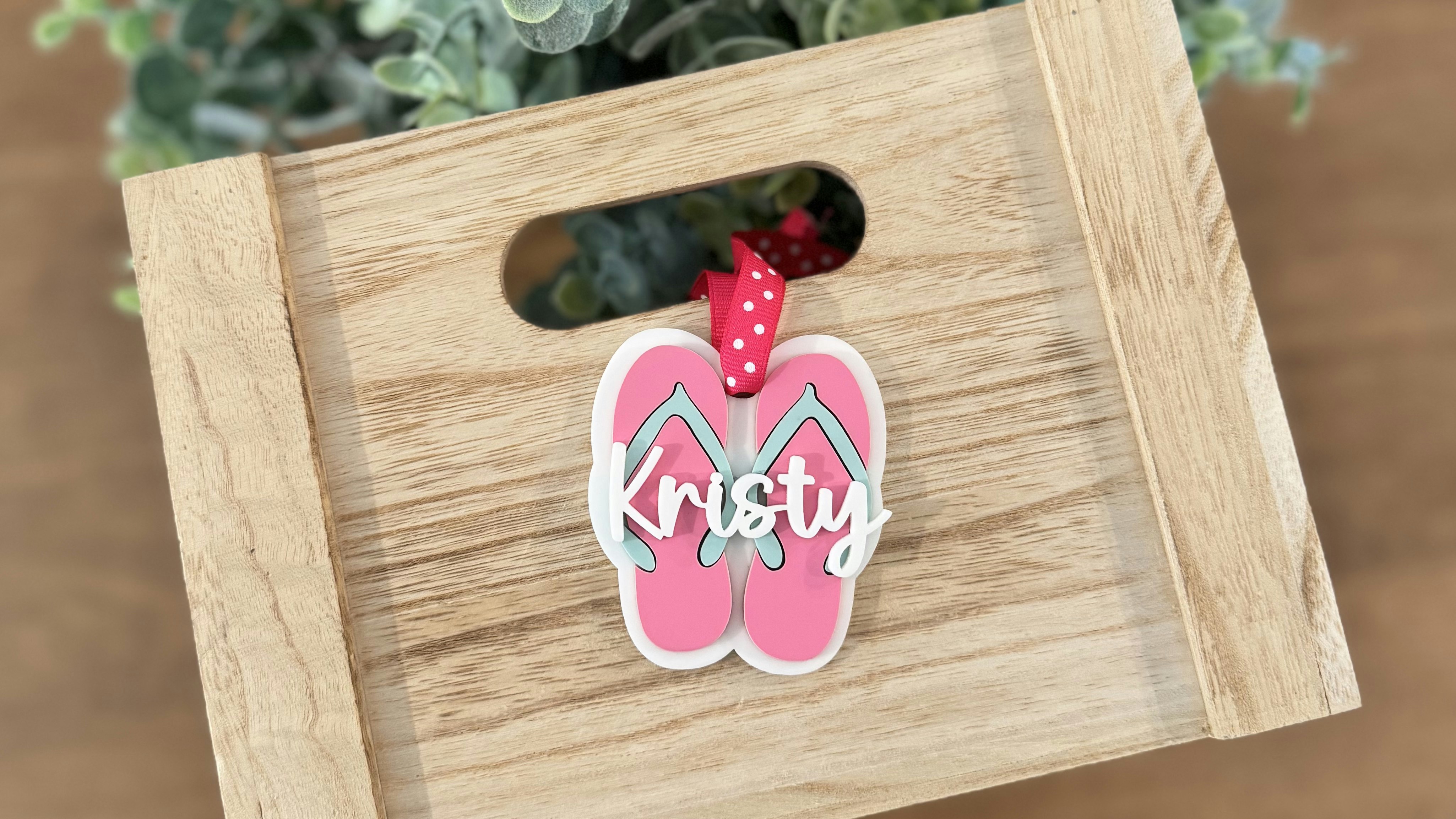 Flip Flop Bag Tag
