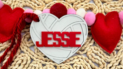 Volleyball Heart Gift Tag