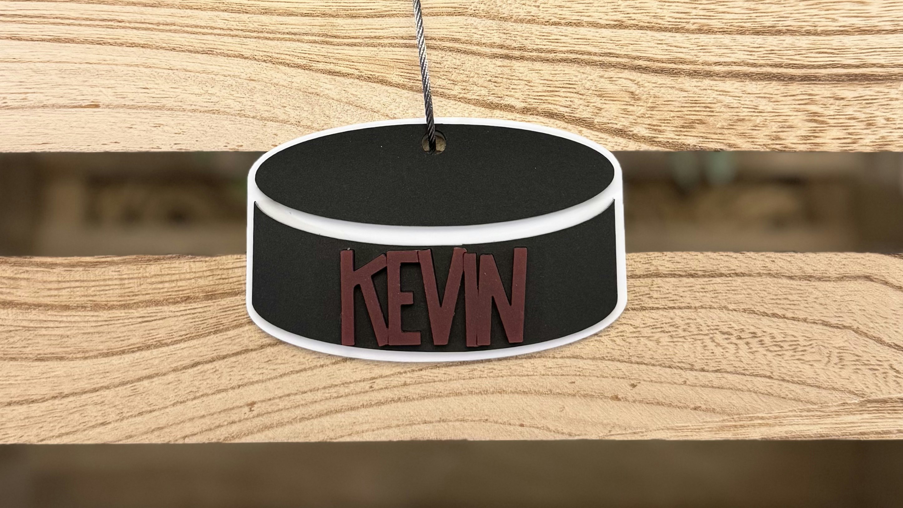 Ice Hockey Puck Bag Tag