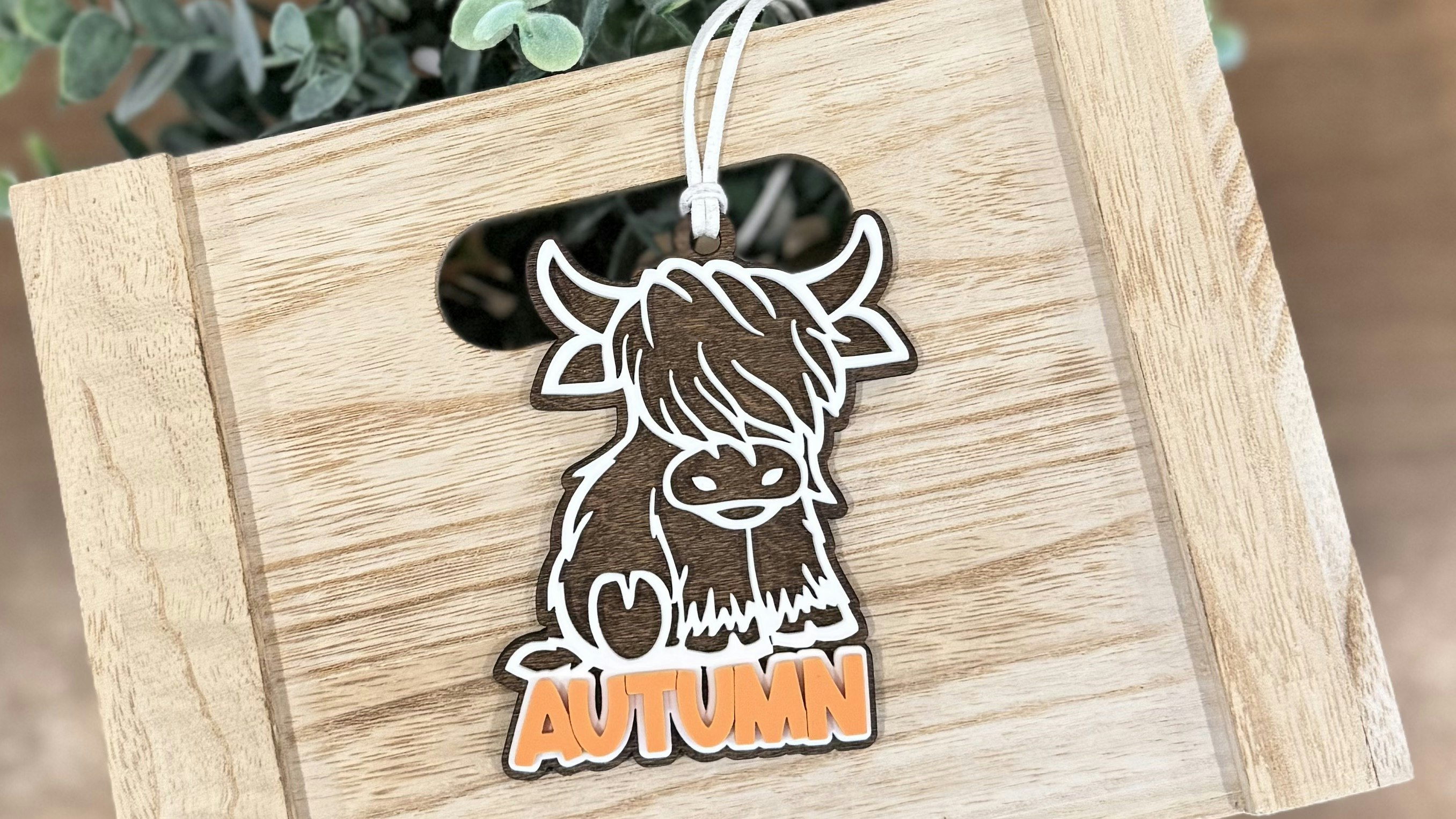 Highland Cow Gift Tag/Ornament
