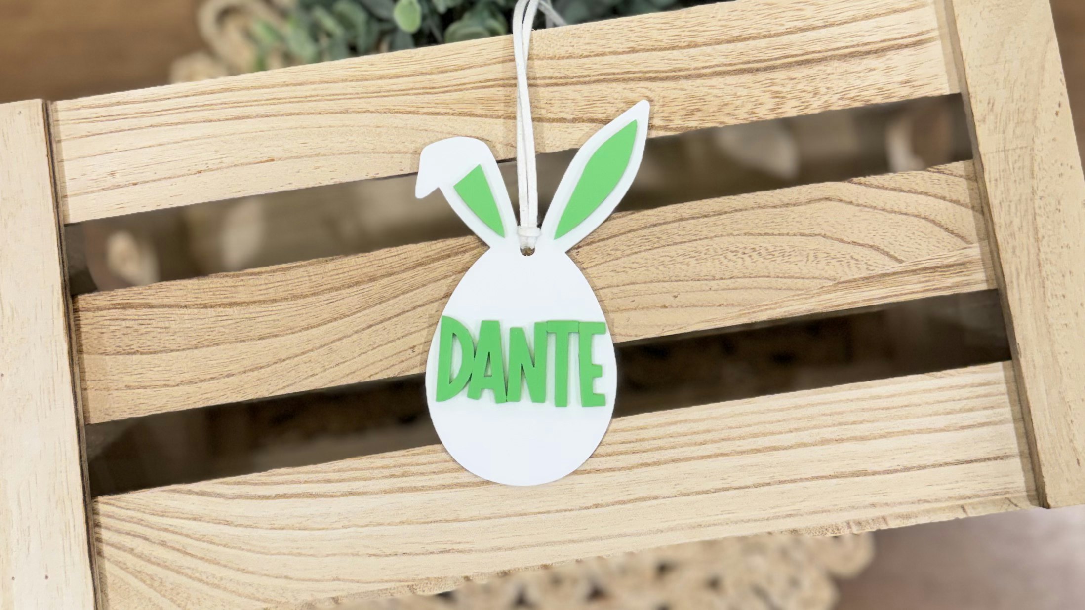 Bunny Egg Gift Tag