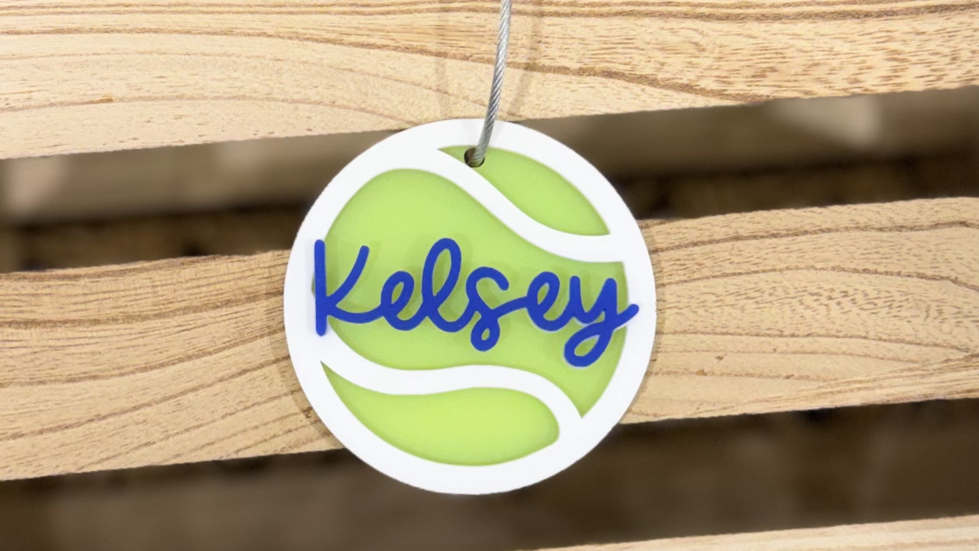 Tennis Bag Tag