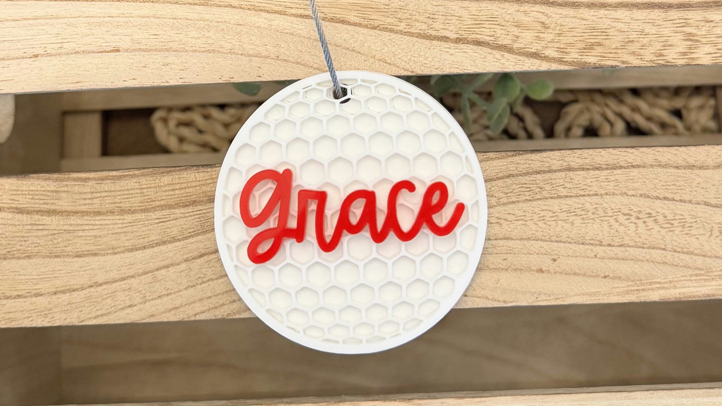 Golf Ball Bag Tag