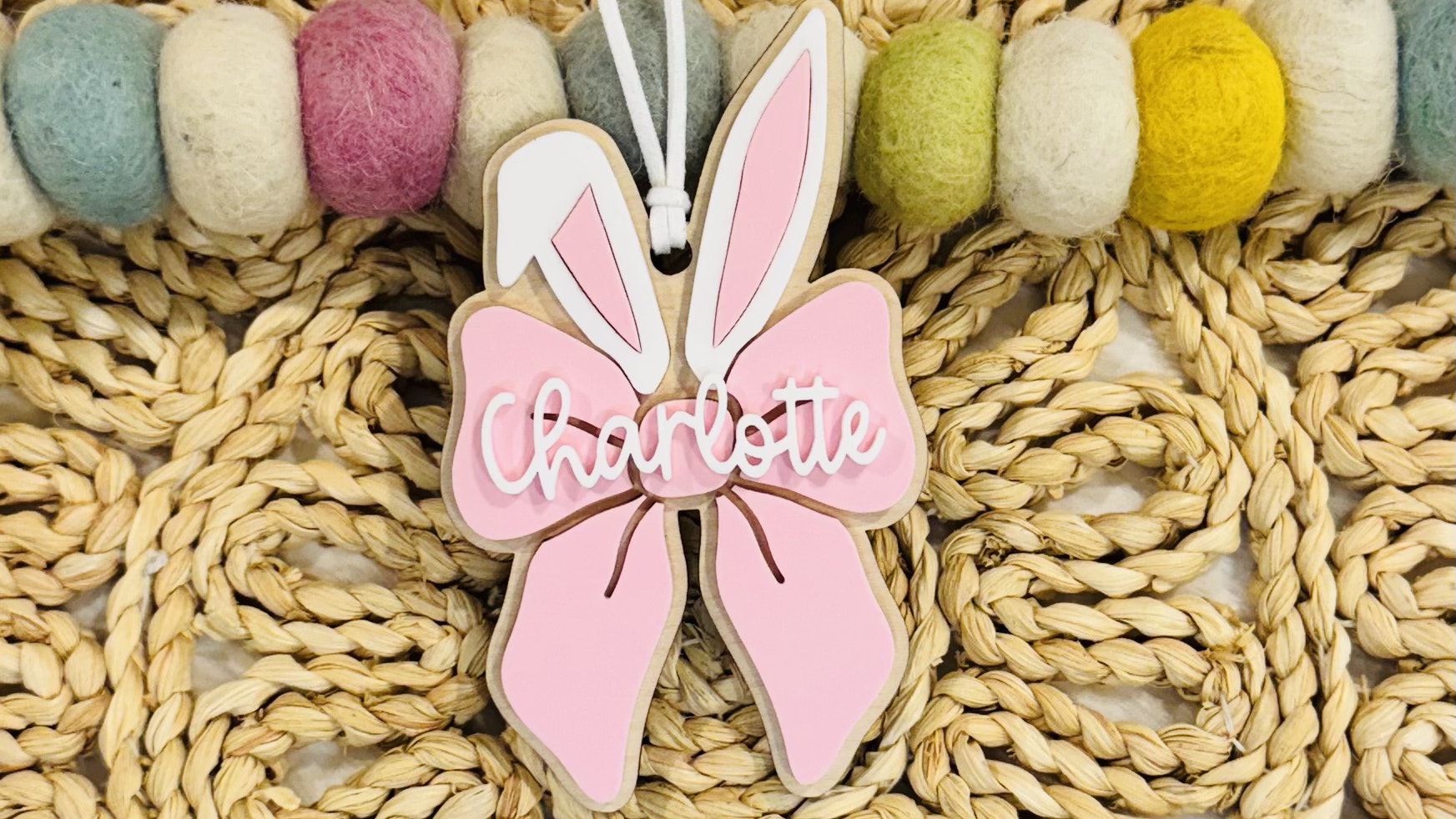 Bunny Bow Gift Tag