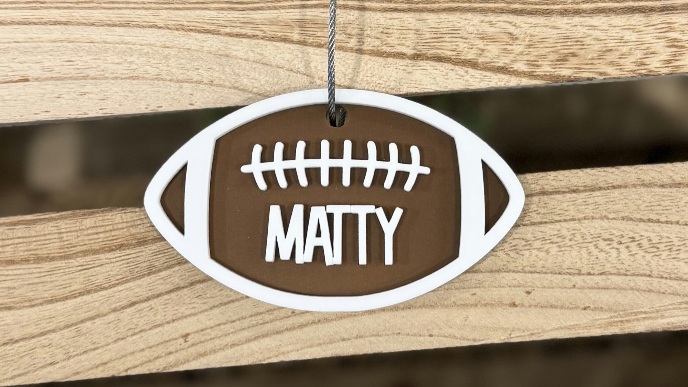 Football Bag Tag