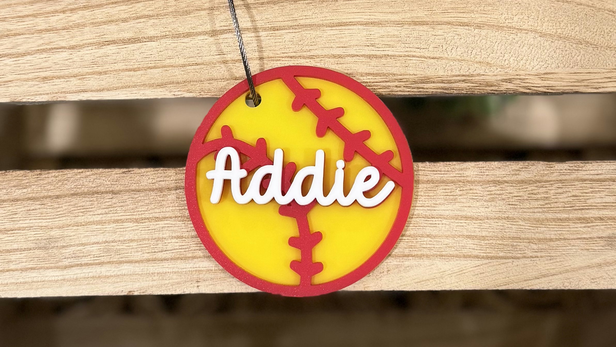 Baseball/Softball Bag Tag