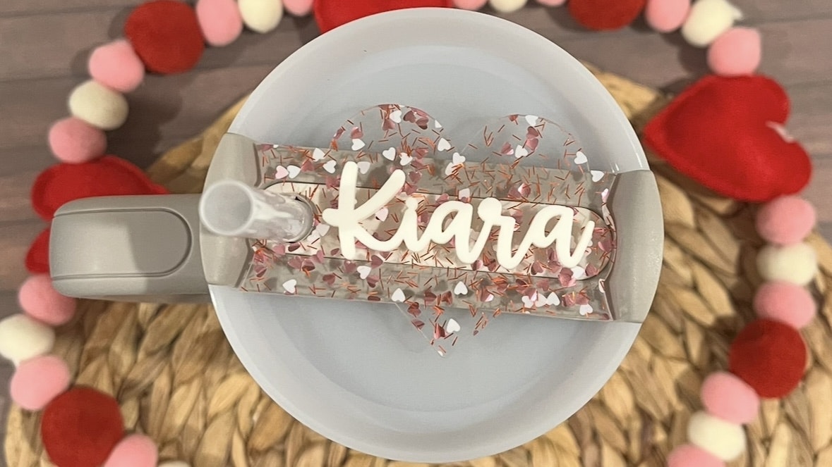 Heart Tumbler Topper