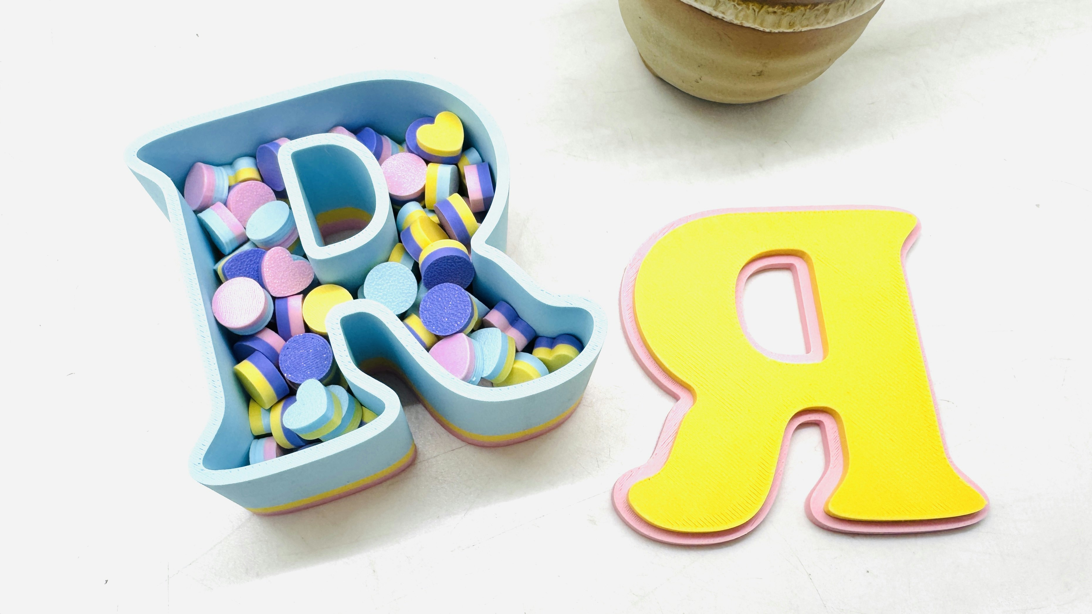 Initial Keepsake Box 3D Print