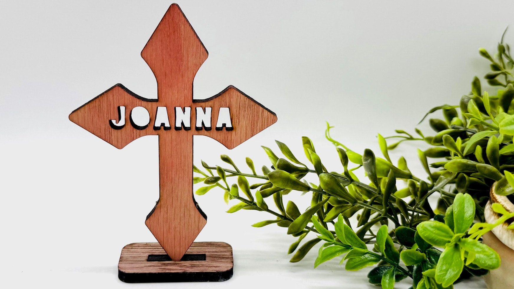 Easter Cross Cutout Name Stands