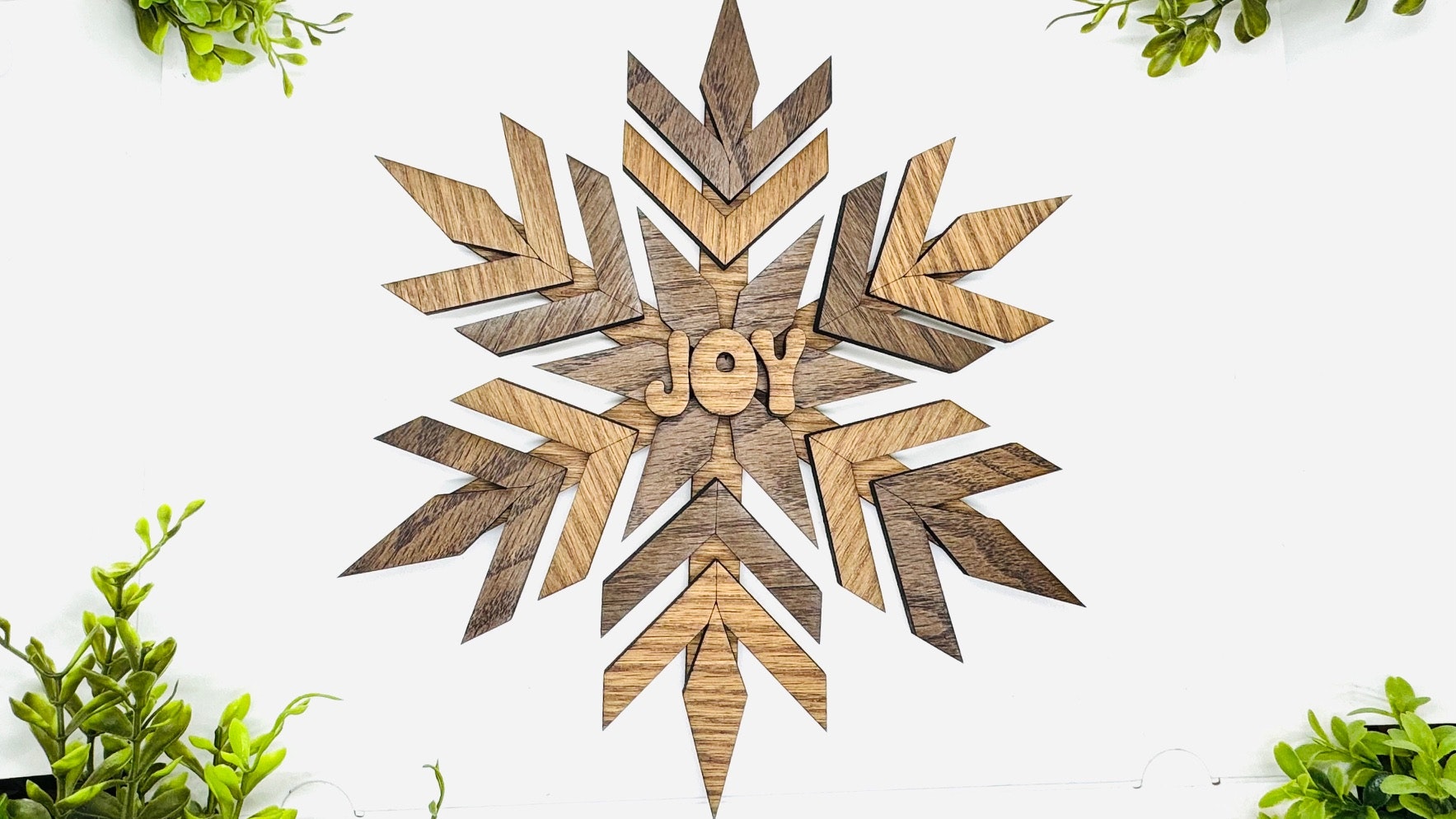 Layered Snowflake Wall Decor