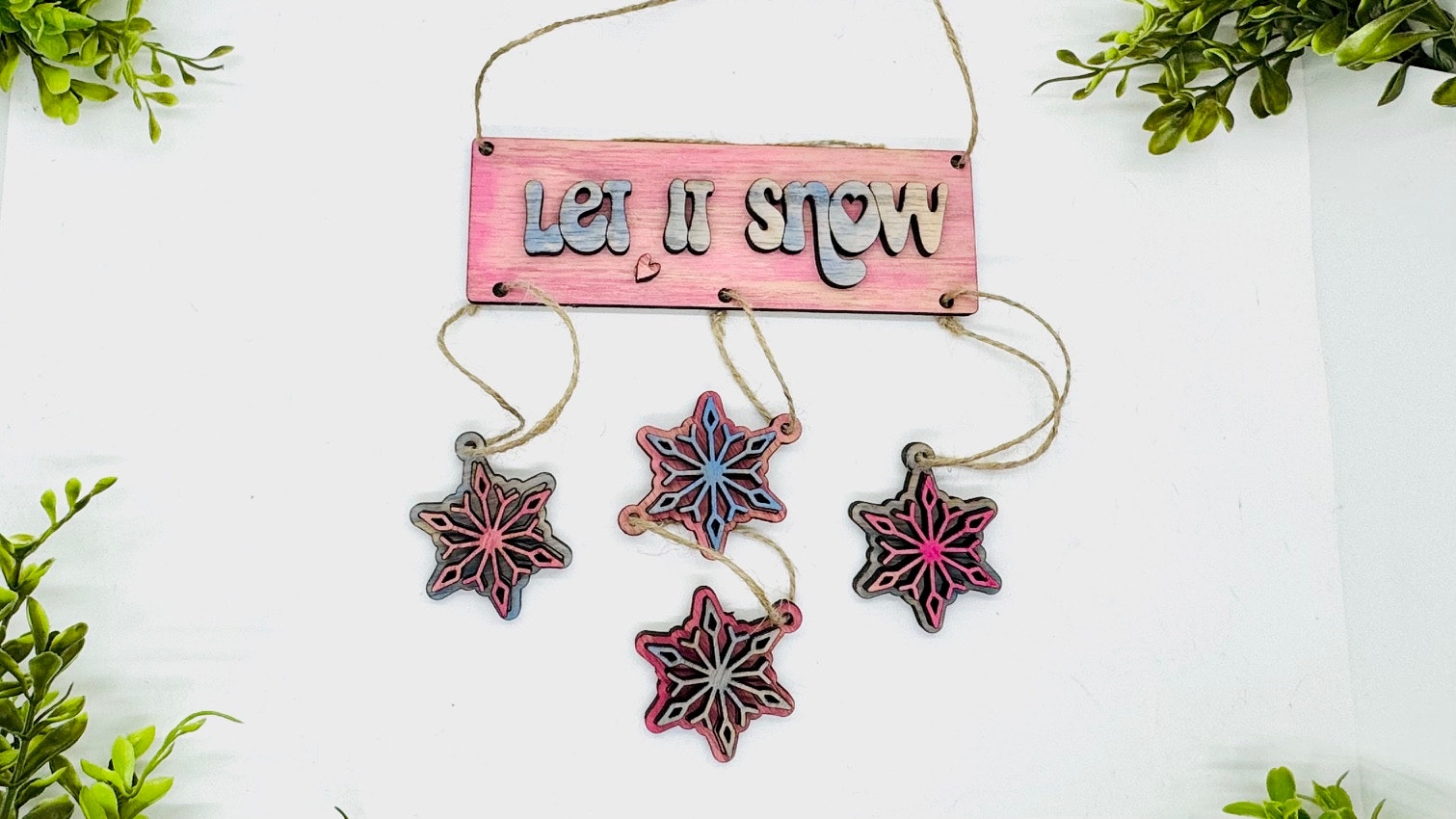 Frosty Snowflake Sign