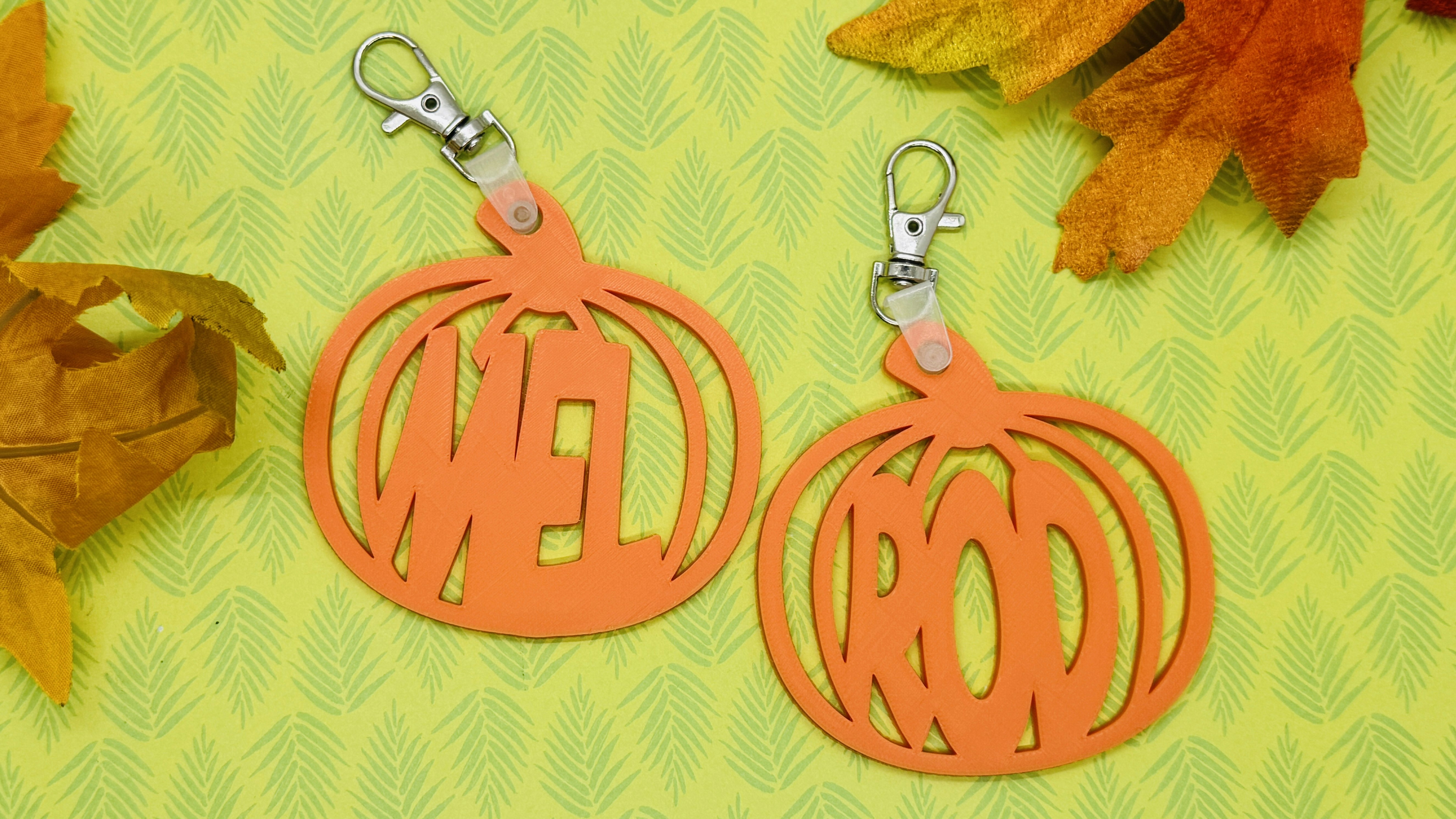 Pumpkin Tags Bulk 3D Print