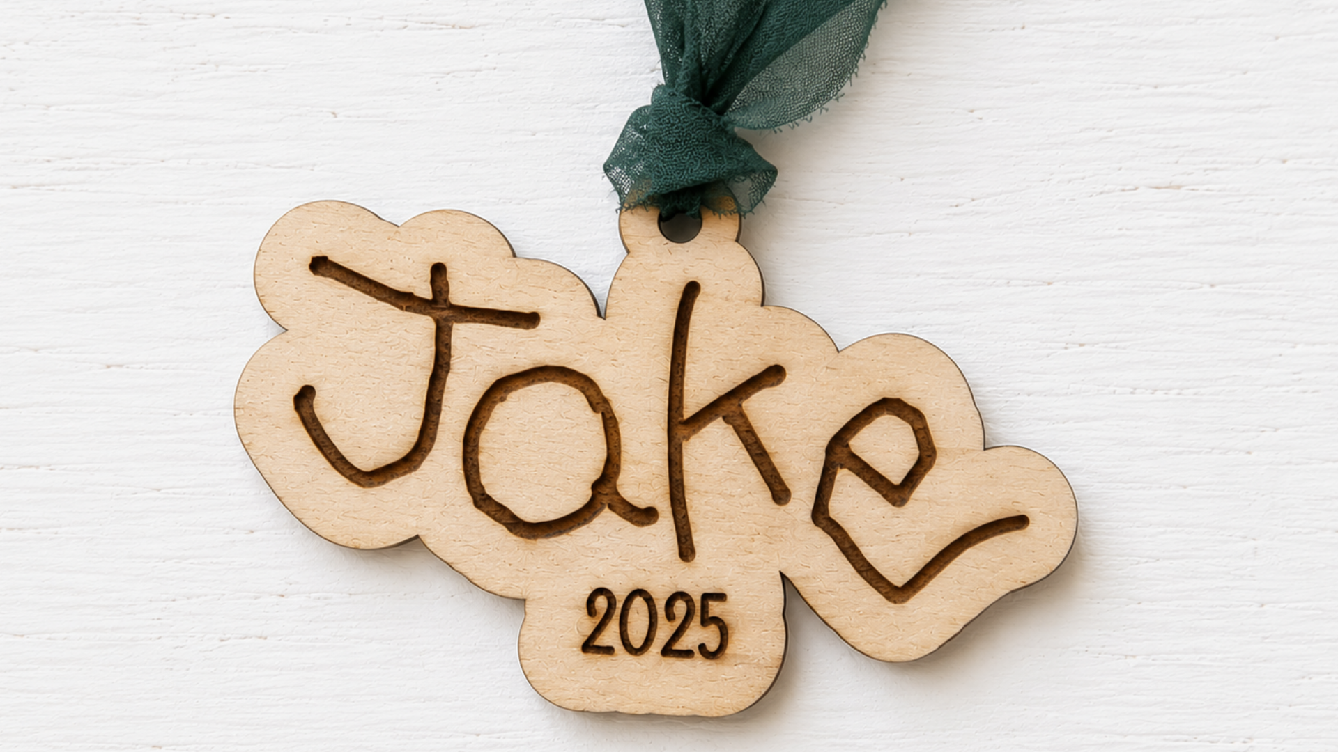 Child Handwriting Ornament