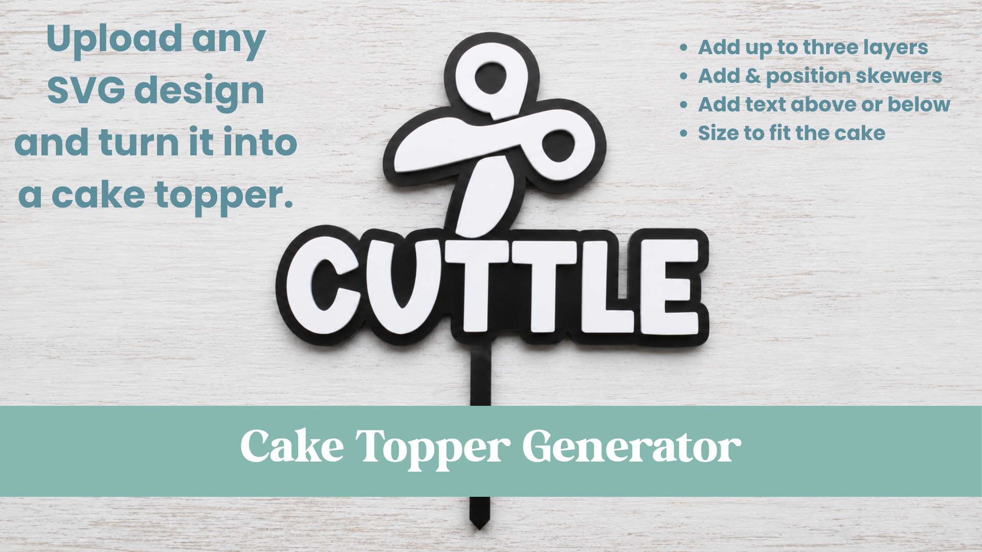 Cake Topper/Charm Generator