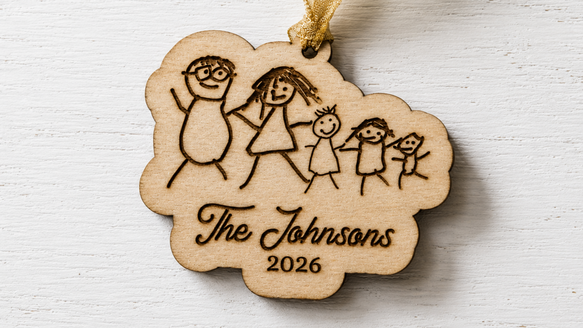 Child Drawing Ornament