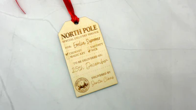 Santa Delivery Tag