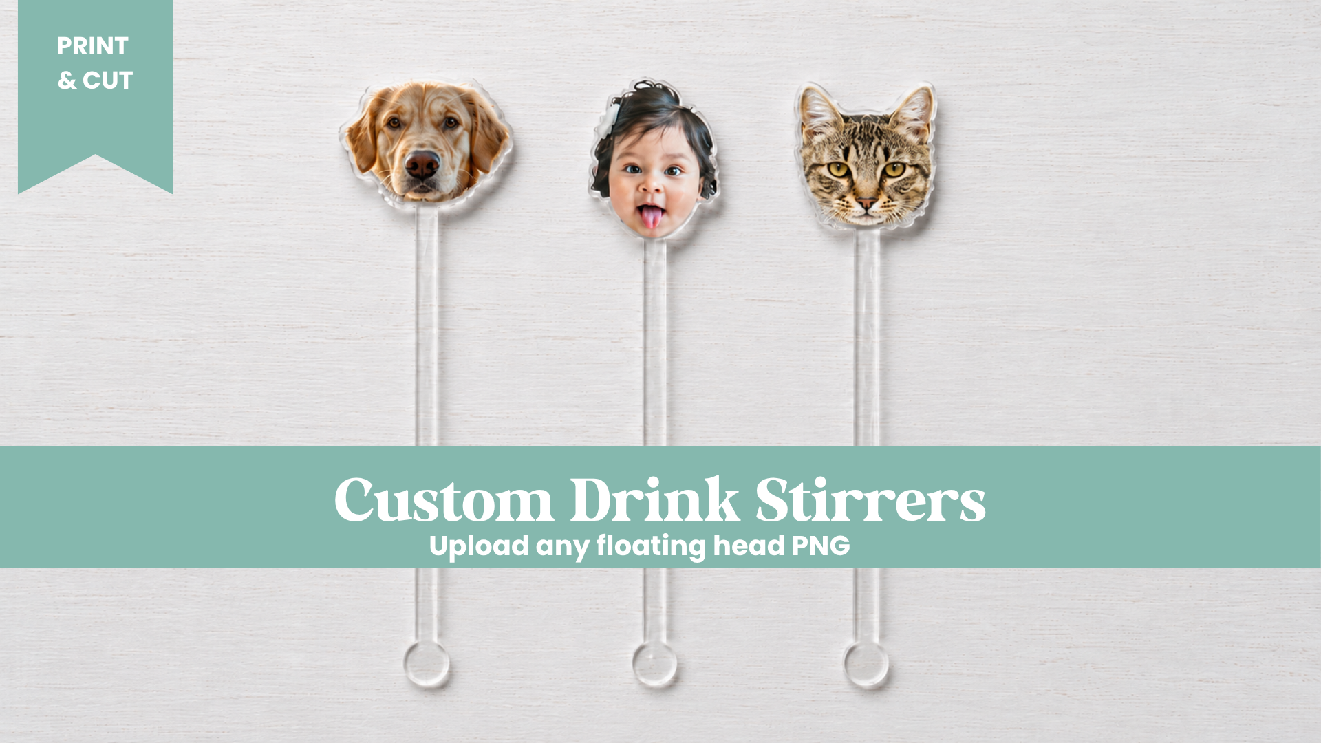 Face Drink Stirrer