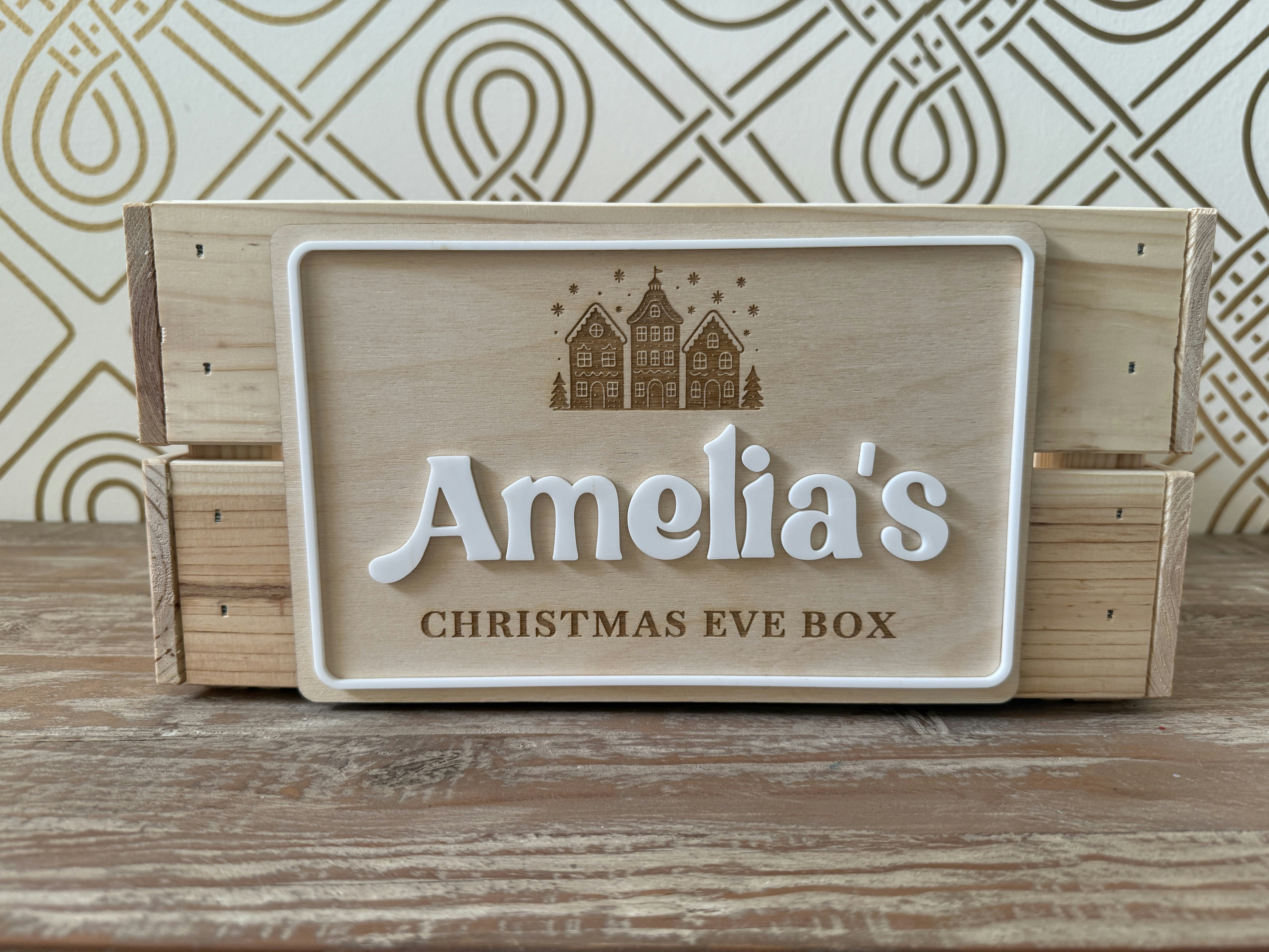 Christmas Box Plaque - 1