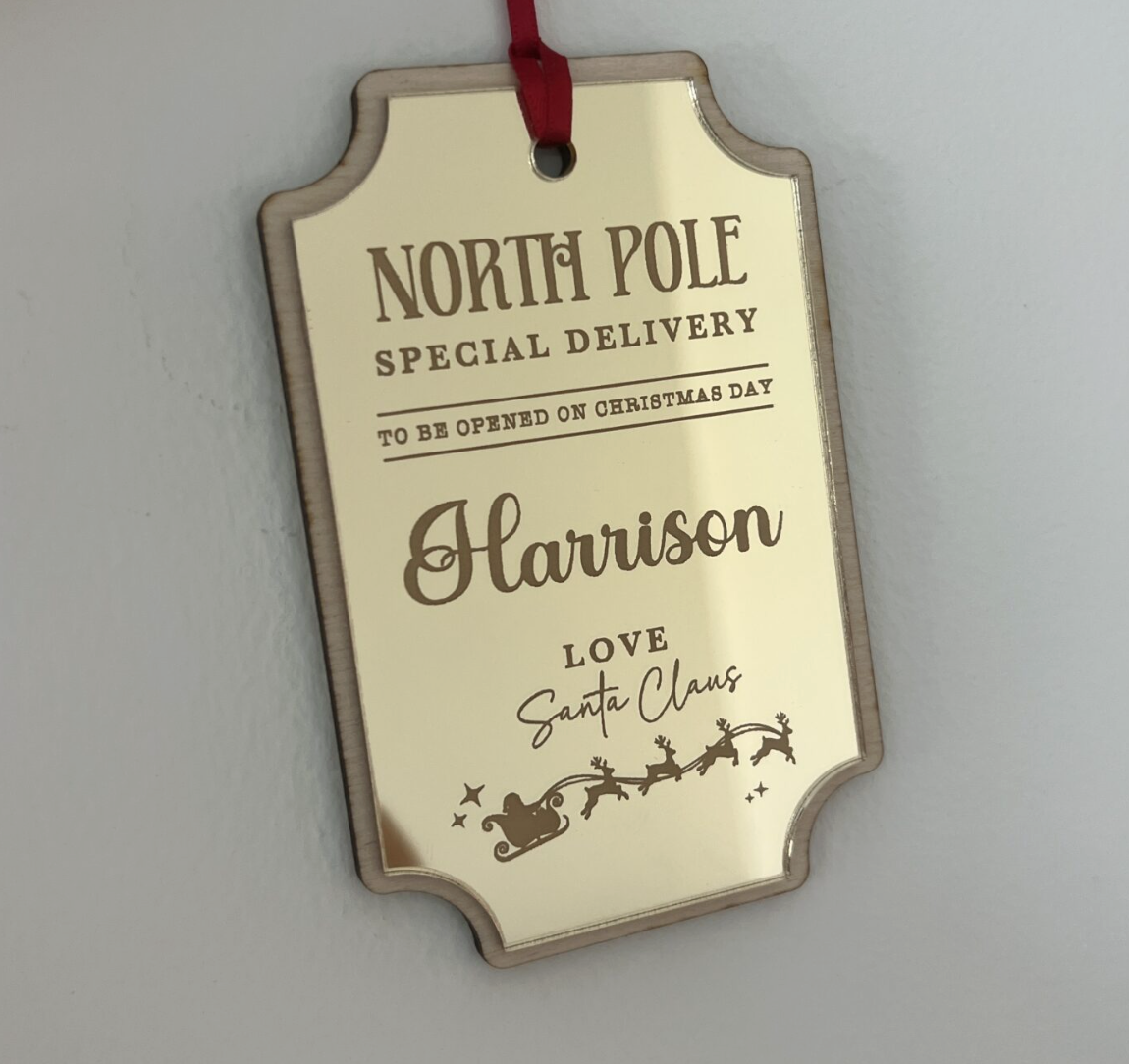 Santa Gift Tag