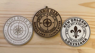Compass Rose Sign/Hanger