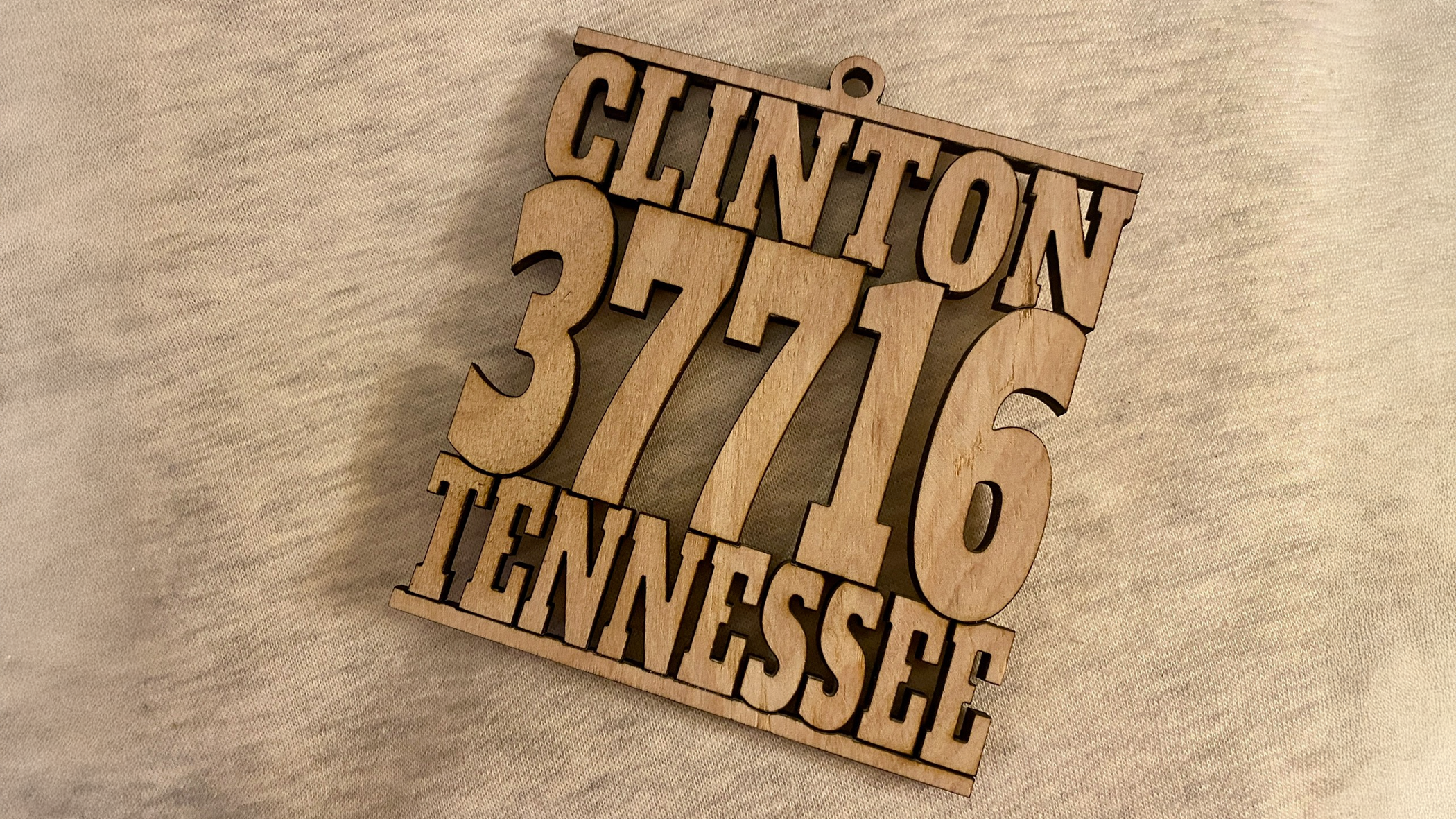 City Zip State Ornament/Trivet