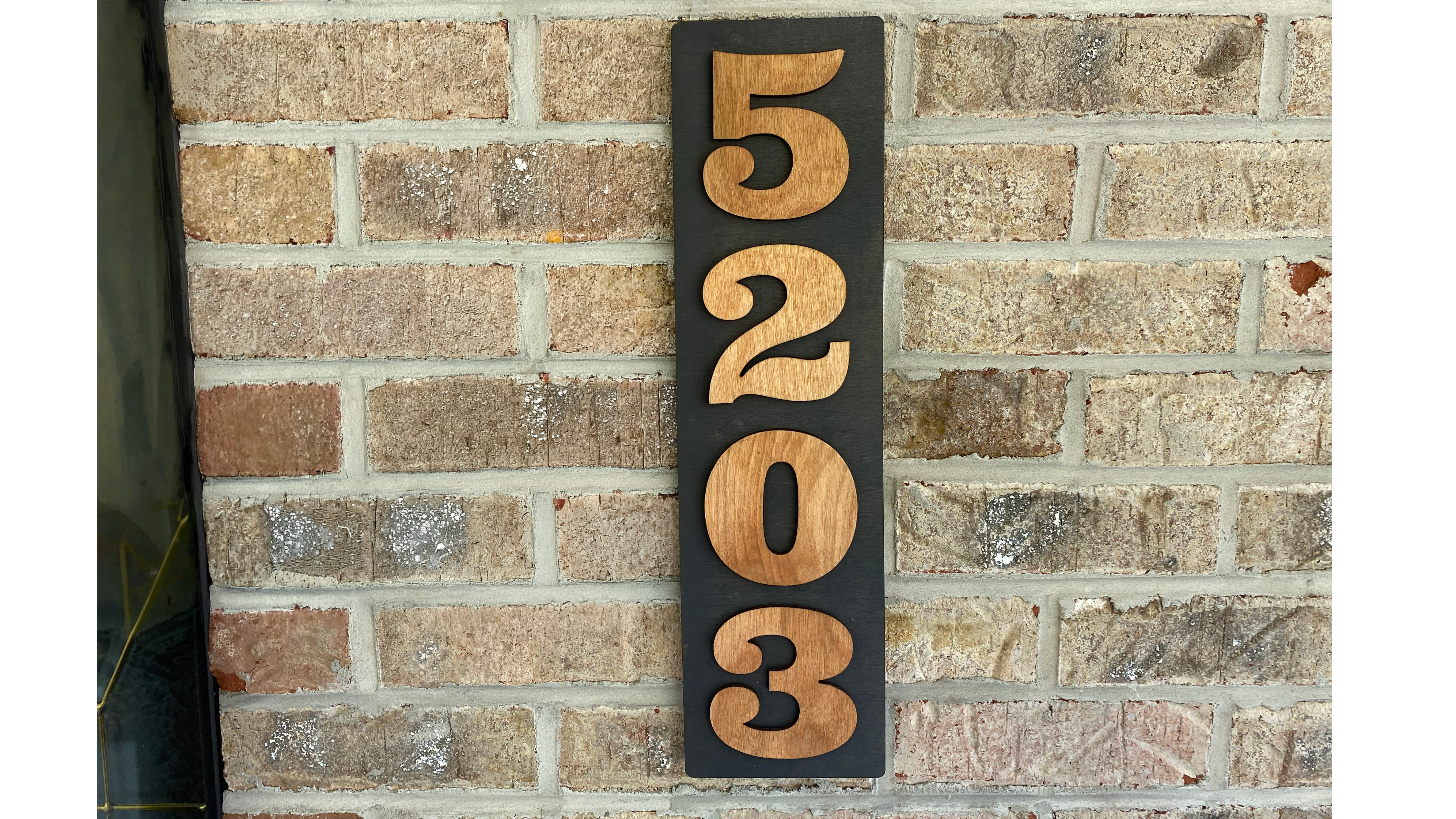 VERTICAL ADDRESS / ZIP SIGN