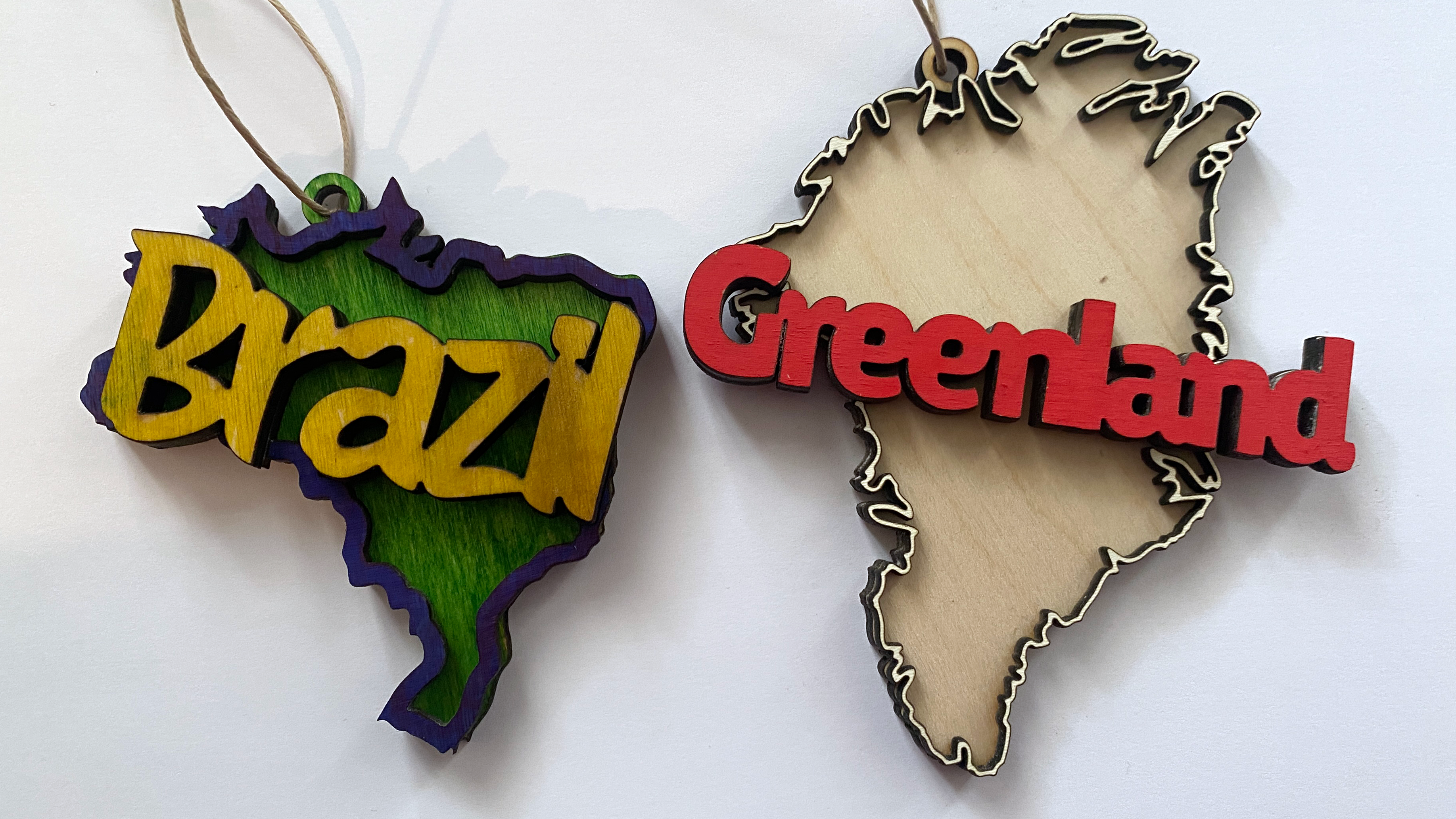 North/South America Country Ornament/Magnet