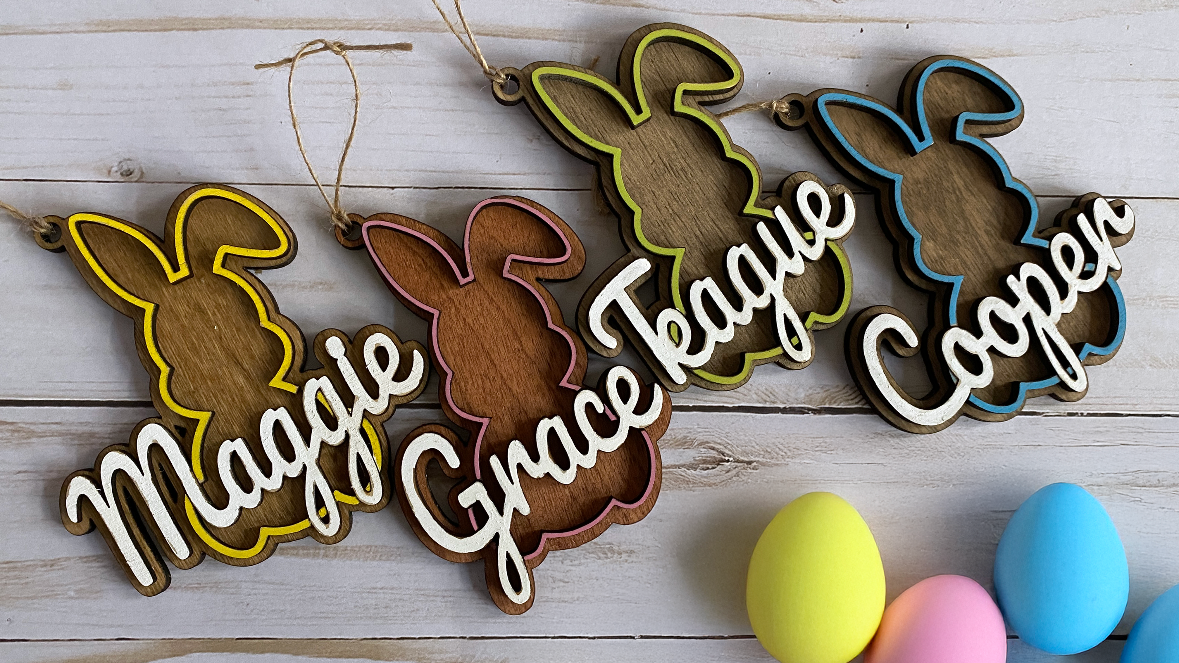 Easter Rabbit Bunny Tag