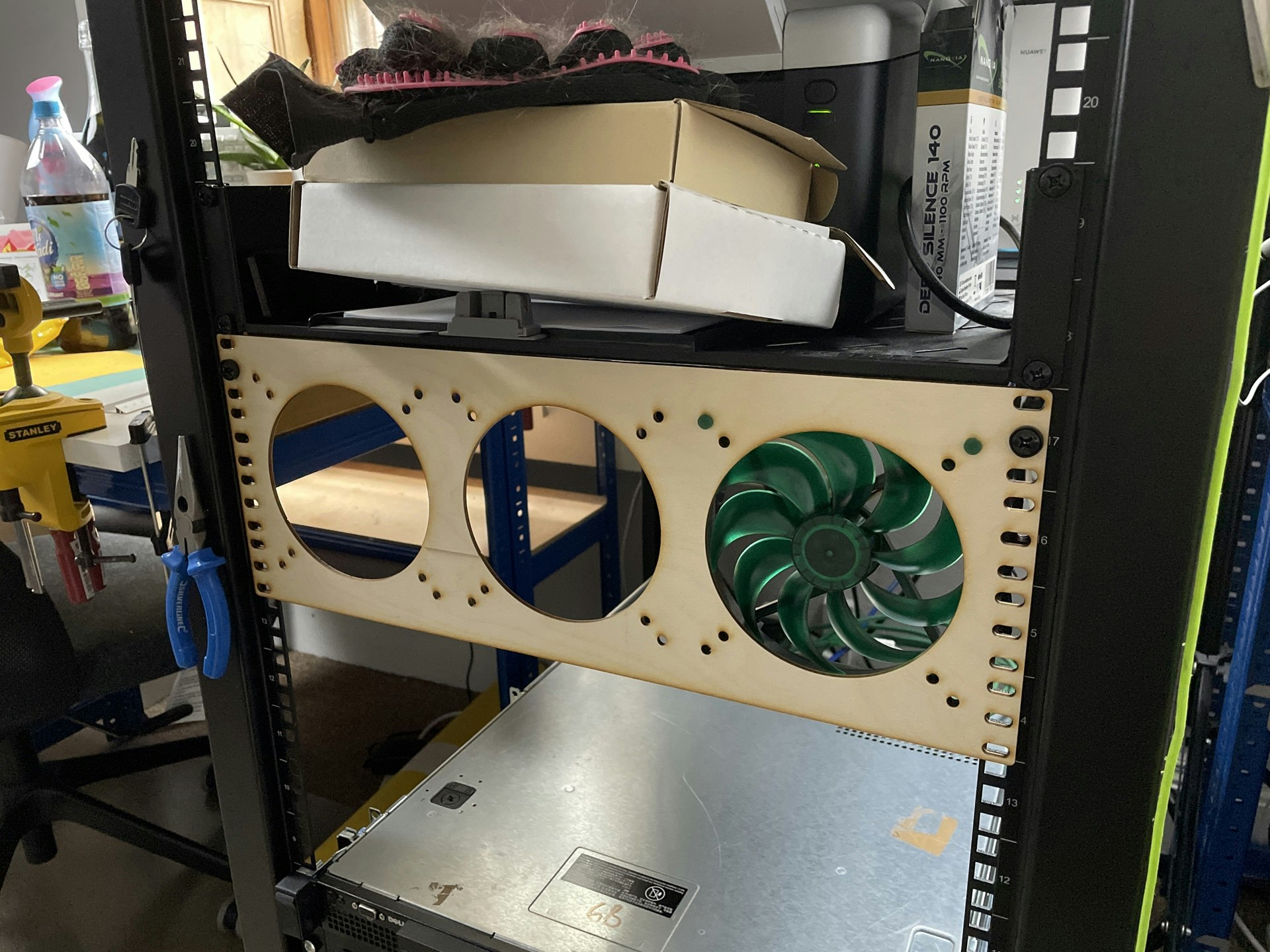 Blank 19-inch Rack Panel