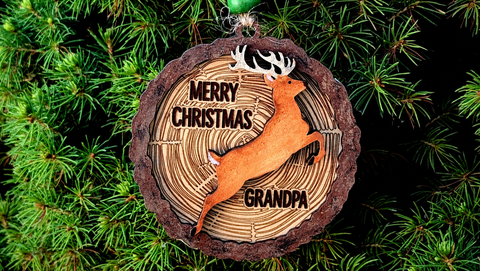 Jumping Buck Ornamrnt