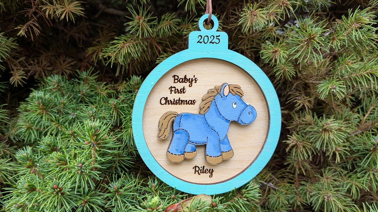 Baby's First Christmas - Horse