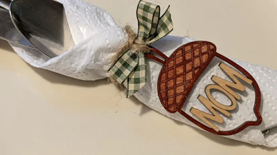 Acorn Place Card Napkin Ring