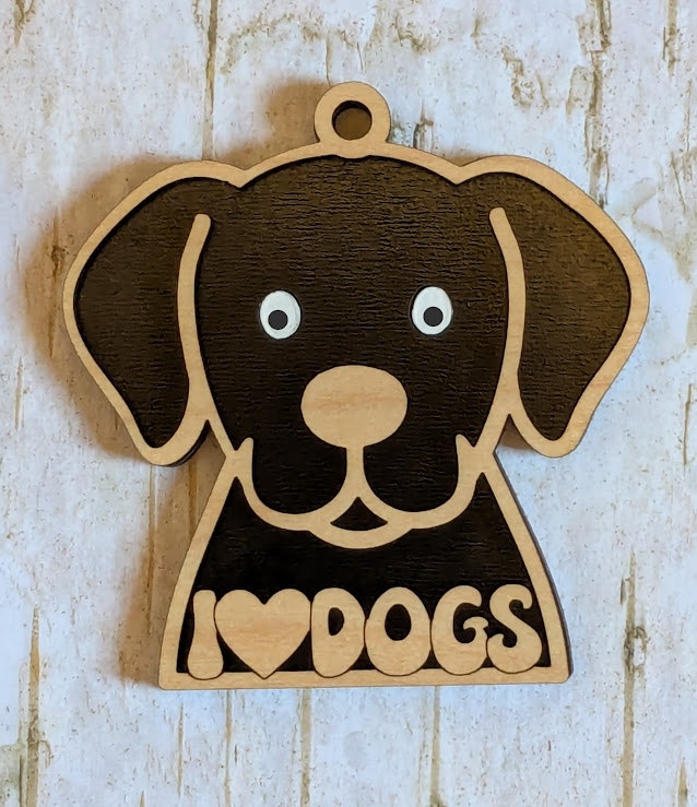 Dog Face Bag Tag