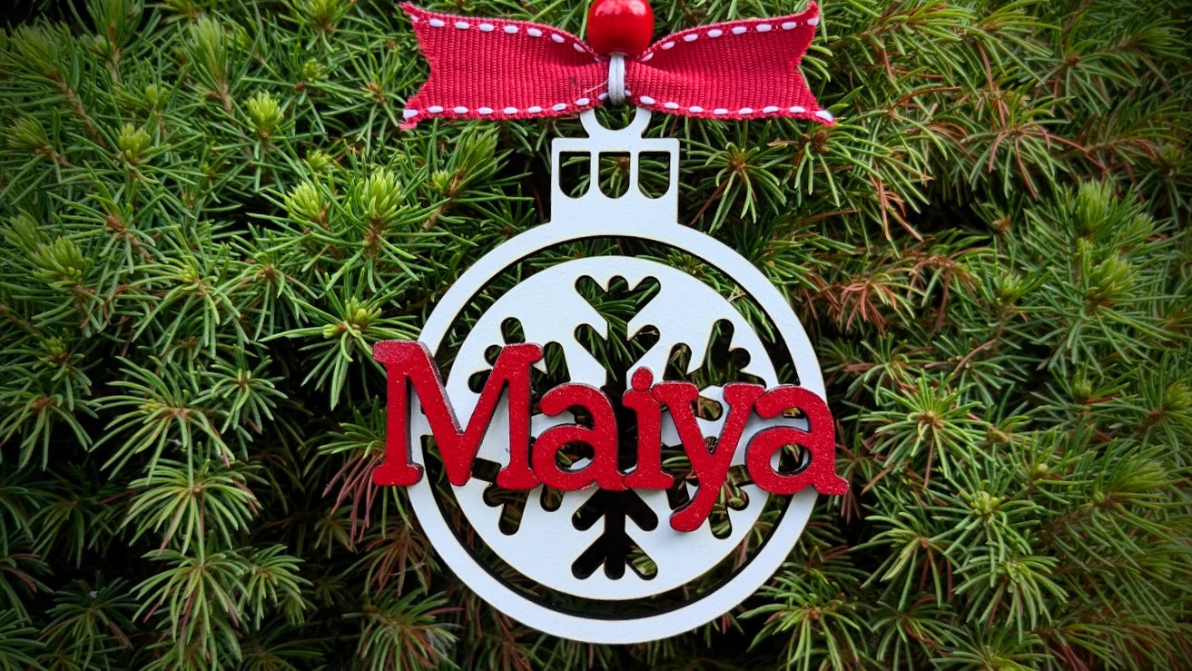 Personalized Bauble Ornament