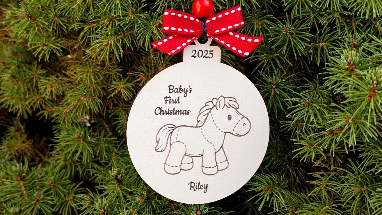 Baby's First Christmas - Horse (2)