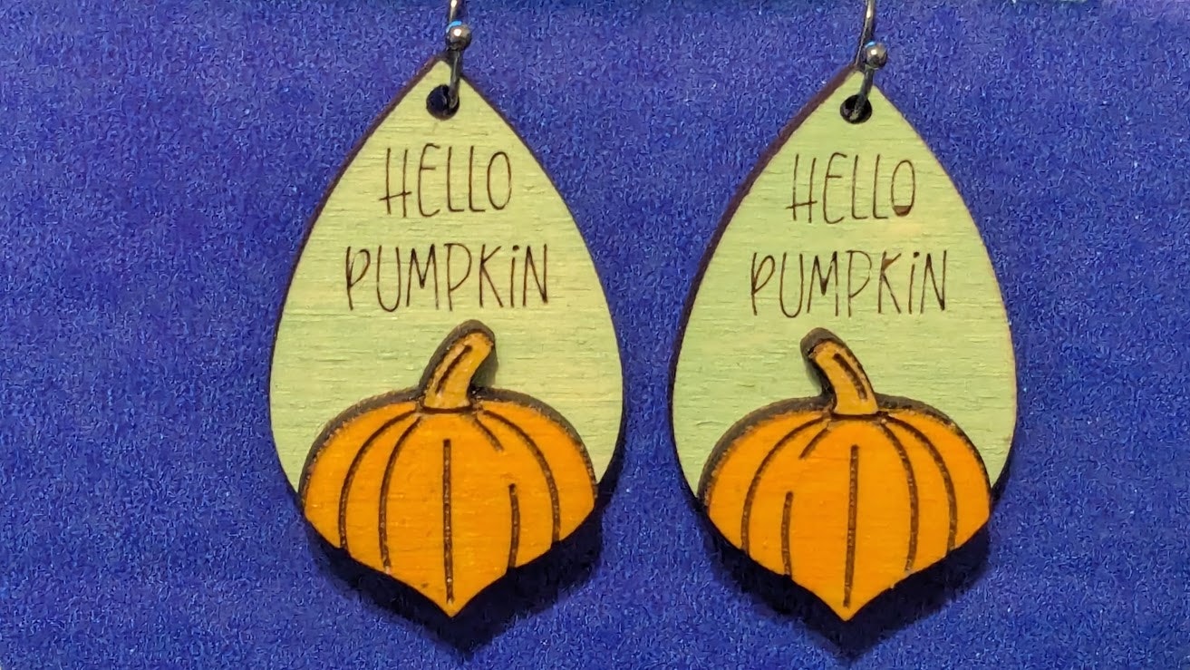 Pumpkin Earrings