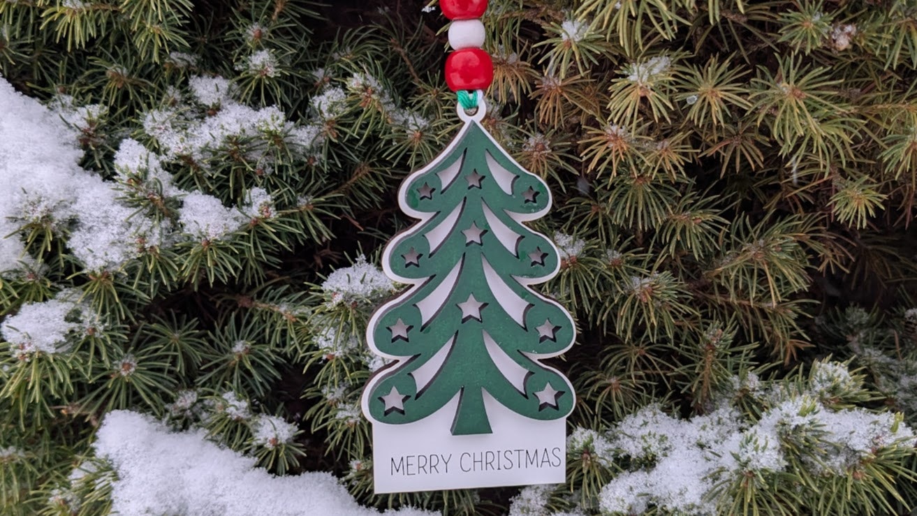 Tree with Stars Ornament