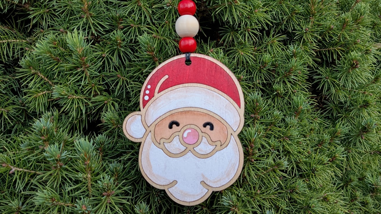 Santa Ornament