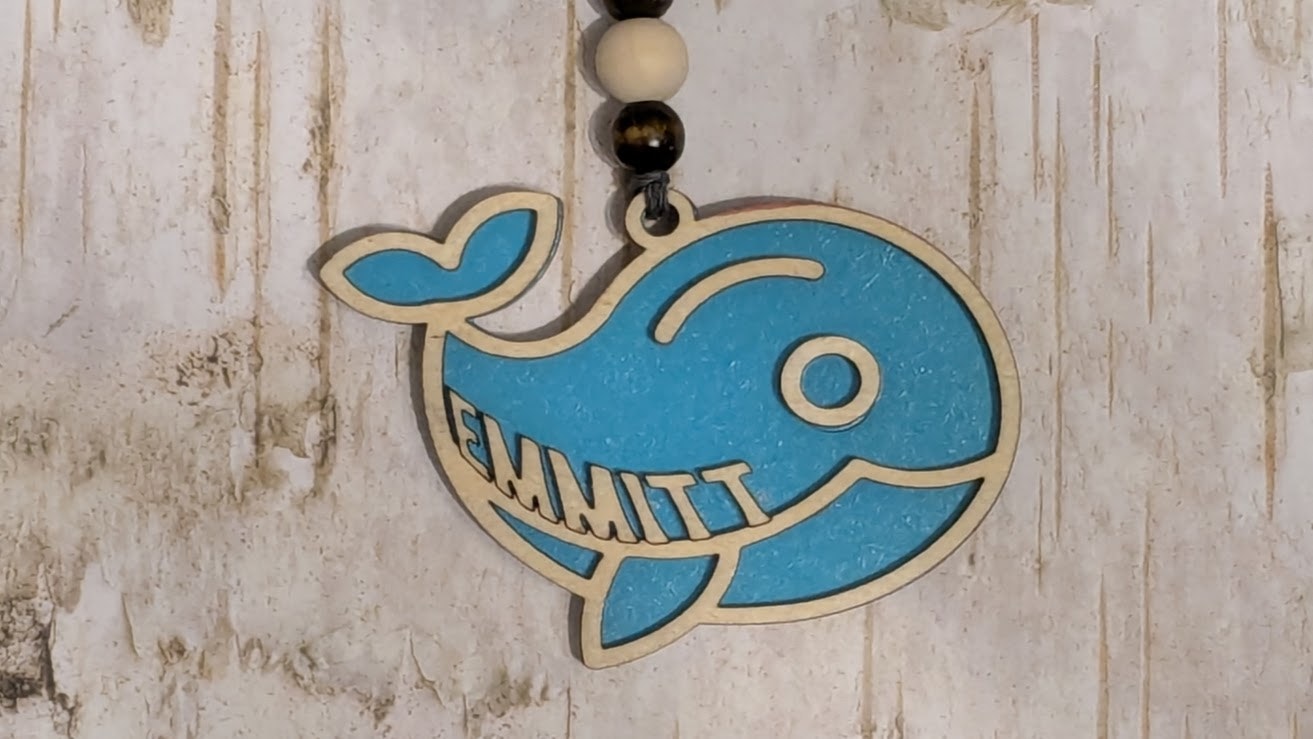 Whale Ornament / Tag