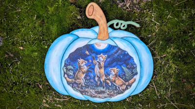 Pumpkin with Inner Image